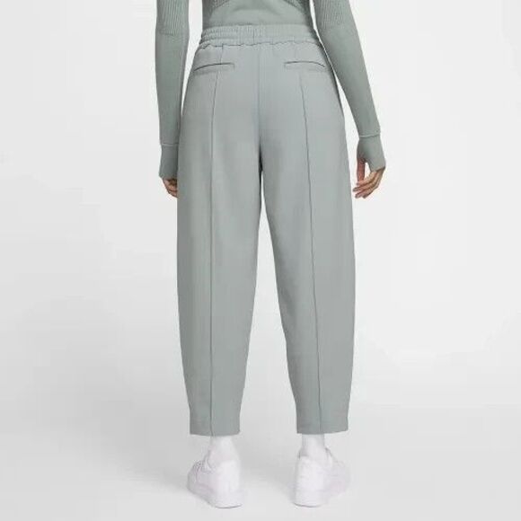 Nike‎ ESC Every Stitch Considered Gray Wool Blend Barrel Pants Women Size S NWT - Picture 2 of 14